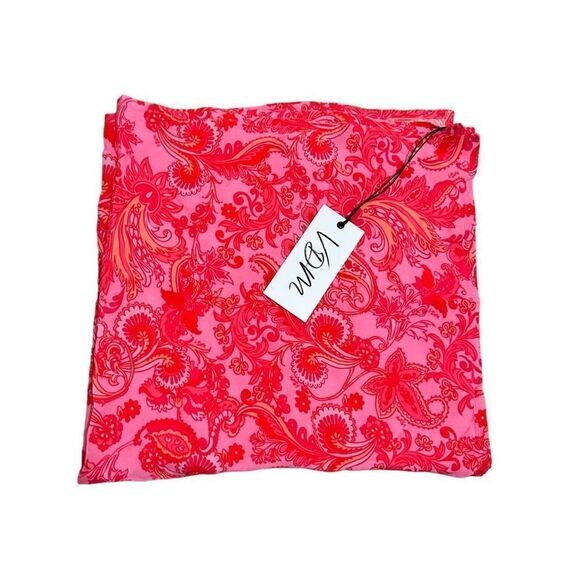 MWT Dolls Kill Y2K Pink Paisley Barbiecore Bandana Tie Shirt Top - Picture 3 of 3